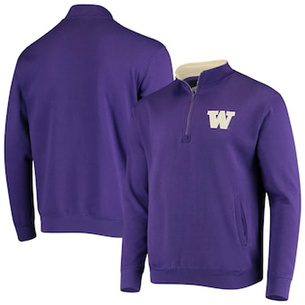 Men's Colosseum Washington Huskies Tortugas Logo Quarter-Zip Jacket