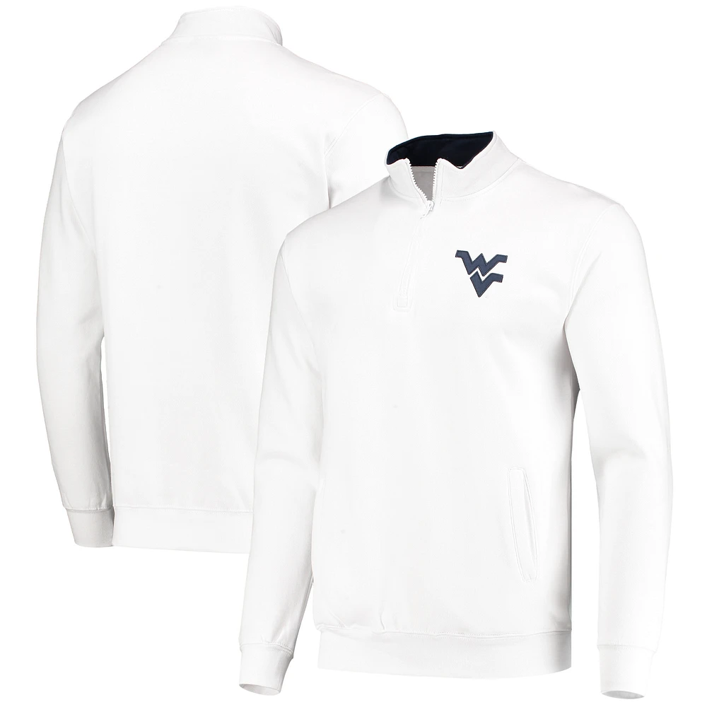 Men's Colosseum West Virginia Mountaineers Tortugas Logo Quarter-Zip Jacket