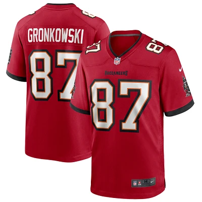 Men's Nike Rob Gronkowski Red Tampa Bay Buccaneers - Game Jersey