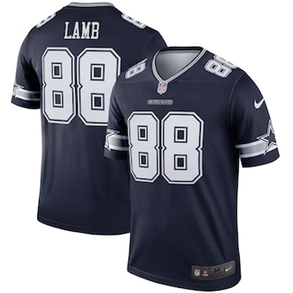 Men's Nike CeeDee Lamb Navy Dallas Cowboys Team Legend Player Performance Top