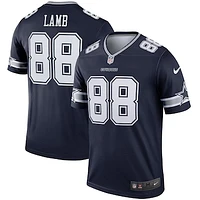 Men's Nike CeeDee Lamb Navy Dallas Cowboys Team Legend Player Performance Top