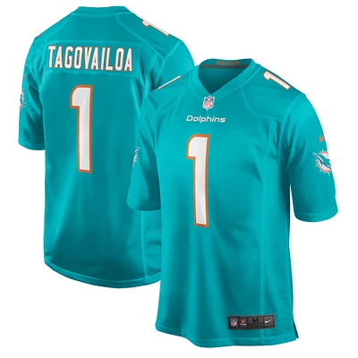 Men's Nike Tua Tagovailoa Aqua Miami Dolphins Player Game Jersey