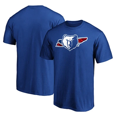 Men's Royal Memphis Grizzlies Banner State T-Shirt