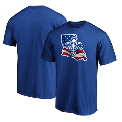 Men's Royal New Orleans Pelicans Banner State T-Shirt