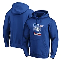 Men's Royal Minnesota Timberwolves Banner State Pullover Hoodie