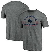 Men's Heathered Gray Air Force Falcons Team Freedom Tri-Blend T-Shirt