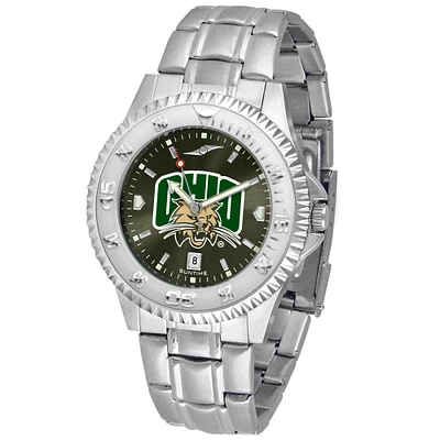 Black Ohio Bobcats Competitor Steel AnoChrome Watch