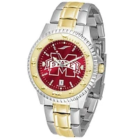 Maroon Mississippi State Bulldogs Competitor Two-Tone AnoChrome Watch