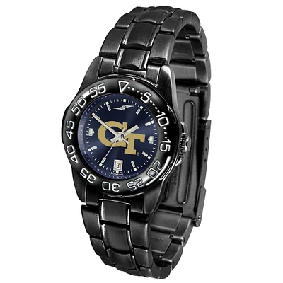 Women's Navy Georgia Tech Yellow Jackets FantomSport AnoChrome Watch