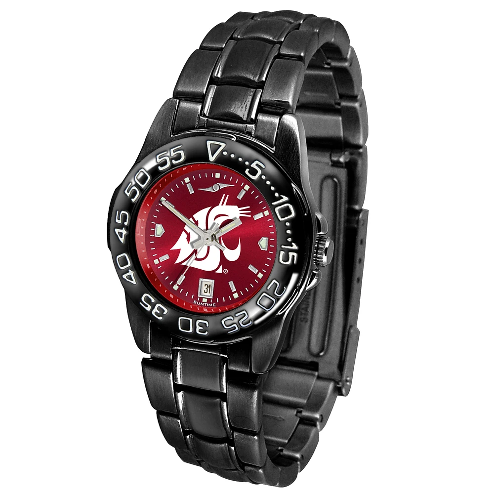 Women's Crimson Washington State Cougars FantomSport AnoChrome Watch