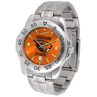 Orange Oregon State Beavers Sport Steel AnoChrome Watch