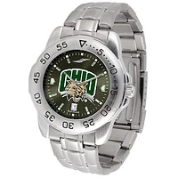Black Ohio Bobcats Sport Steel AnoChrome Watch