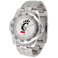 White Cincinnati Bearcats Sport Steel Watch