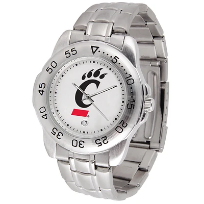 White Cincinnati Bearcats Sport Steel Watch