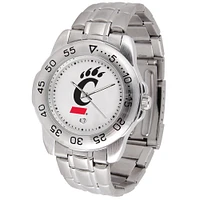 White Cincinnati Bearcats Sport Steel Watch