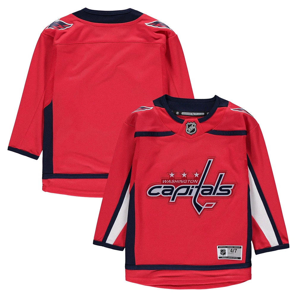 Preschool Red Washington Capitals Home Team Premier Jersey