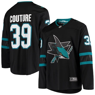 Men's Fanatics Logan Couture Black San Jose Sharks Alternate Breakaway Jersey