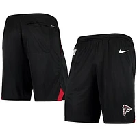 Men's Nike Black Atlanta Falcons Logo Knit Performance Shorts