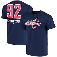 Men's Evgeny Kuznetsov Navy Washington Capitals Underdog Name & Number T-Shirt