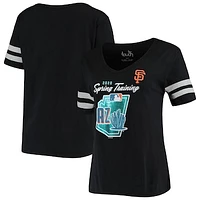 Women's Touch by Alyssa Milano Black San Francisco Giants Triple Play T-Shirt