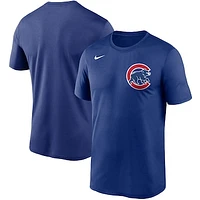 Men's Nike Royal Chicago Cubs Wordmark Legend Performance T-Shirt