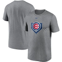 Men's Nike Gray Chicago Cubs Icon Legend Performance T-Shirt