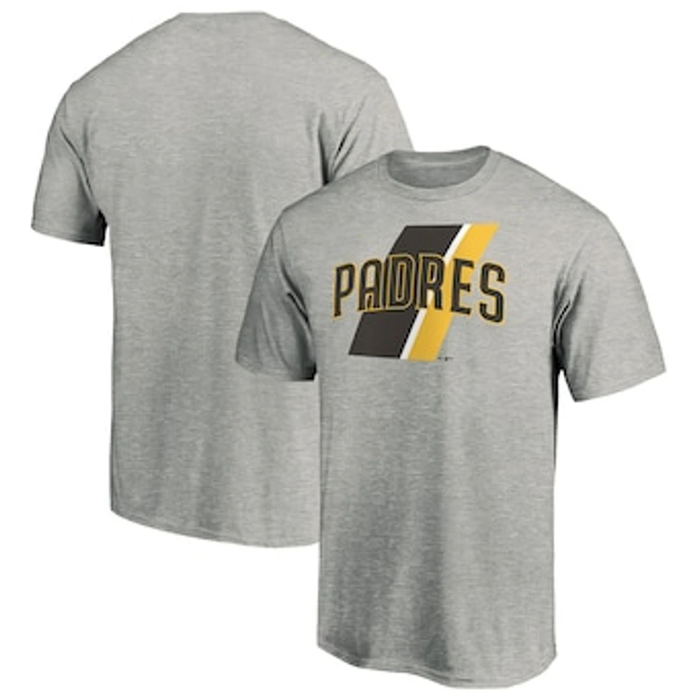 Men's Fanatics Heathered Gray San Diego Padres Prep Squad T-Shirt