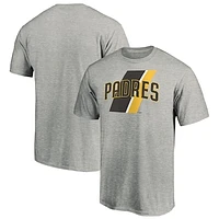 Men's Fanatics Heathered Gray San Diego Padres Prep Squad T-Shirt