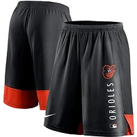 Men's Nike Black Baltimore Orioles Authentic Collection Training Performance Shorts