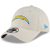 Men's New Era Khaki Los Angeles Chargers DB Playmaker 9TWENTY Adjustable Hat