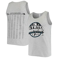 Men's Gray Texas Longhorns 2018 UIL Track & Field State Championships II Tank Top