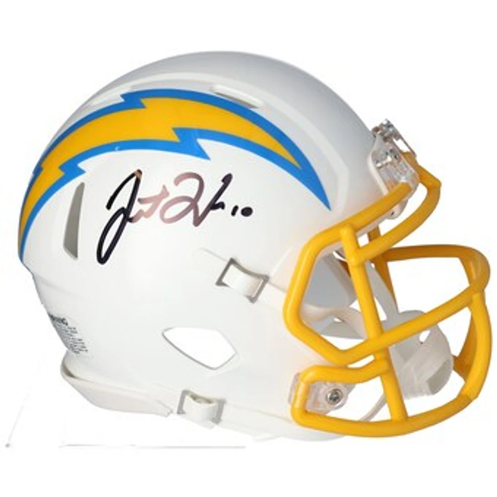 Justin Herbert Los Angeles Chargers Autographed Riddell Speed Mini Helmet