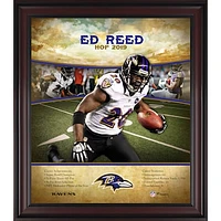Ed Reed Baltimore Ravens Framed 15" x 17" Hall of Fame Career Profile