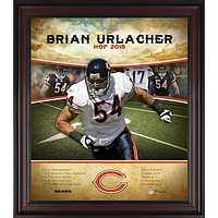 Brian Urlacher Chicago Bears Framed 15" x 17" Hall of Fame Career Profile