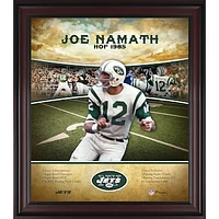 Joe Namath New York Jets Framed 15" x 17" Hall of Fame Career Profile
