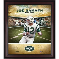 Joe Namath New York Jets Framed 15" x 17" Hall of Fame Career Profile