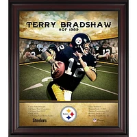 Terry Bradshaw Pittsburgh Steelers Framed 15" x 17" Hall of Fame Career Profile