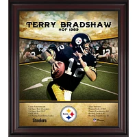 Terry Bradshaw Pittsburgh Steelers Framed 15" x 17" Hall of Fame Career Profile
