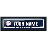New York Yankees 6'' x 22'' Personalized Framed Artwork