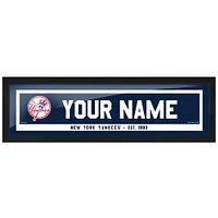 New York Yankees 6'' x 22'' Personalized Framed Artwork