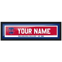 Philadelphia Phillies 6'' x 22'' Personalized Framed Artwork