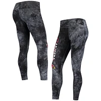 Women's Concepts Sport Black Arizona Cardinals Burst Tie-Dye Leggings