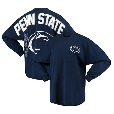 Women's Navy Penn State Nittany Lions Loud n Proud Spirit Jersey T-Shirt