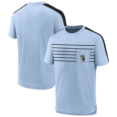 Men's Fanatics Light Blue Minnesota United FC Pocket T-Shirt