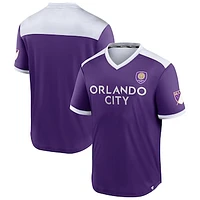 Men's Fanatics Purple Orlando City SC Line Up Striker V-Neck T-Shirt