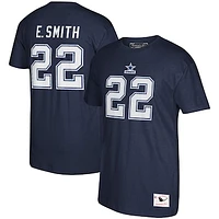 Men's Emmitt Smith Mitchell & Ness Navy Dallas Cowboys Retired Player Name & Number T-Shirt