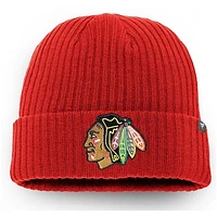 Men's Fanatics Red Chicago Blackhawks Core Primary Logo Cuffed Knit Hat