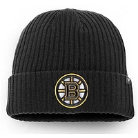 Men's Fanatics Black Boston Bruins Core Primary Logo Cuffed Knit Hat