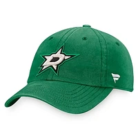 Men's Fanatics Kelly Green Dallas Stars Core Primary Logo Adjustable Hat