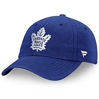 Men's Fanatics Blue Toronto Maple Leafs Core Primary Logo Adjustable Hat